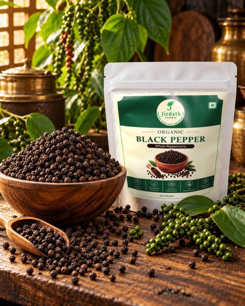 Organic Black Pepper, Hero Image